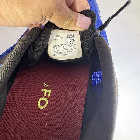 Saucony Men's  Axon 2 Running Shoes 4mm Offset Blue Raz Acid Size 9.5 - Picture 8 of 10